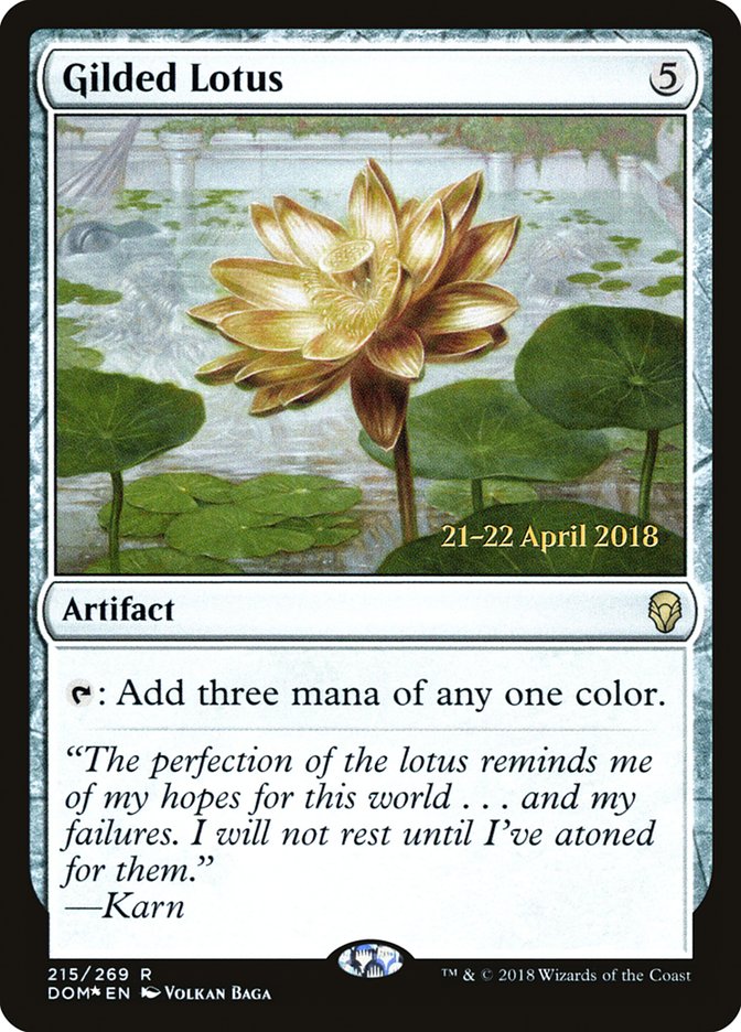 Gilded Lotus  [Dominaria Prerelease Promos] | Exor Games New Glasgow