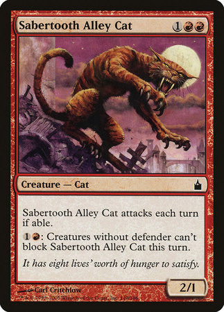 Sabertooth Alley Cat [Ravnica: City of Guilds] | Exor Games New Glasgow