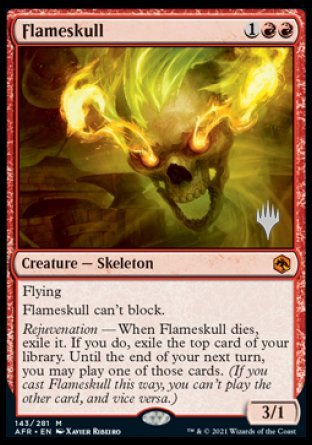 Flameskull (Promo Pack) [Dungeons & Dragons: Adventures in the Forgotten Realms Promos] | Exor Games New Glasgow