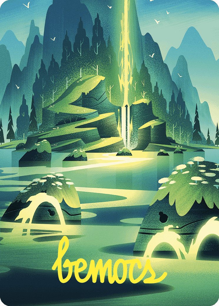 Leyline of Abundance Art Card (Gold-Stamped Signature) [Wilds of Eldraine Art Series] | Exor Games New Glasgow