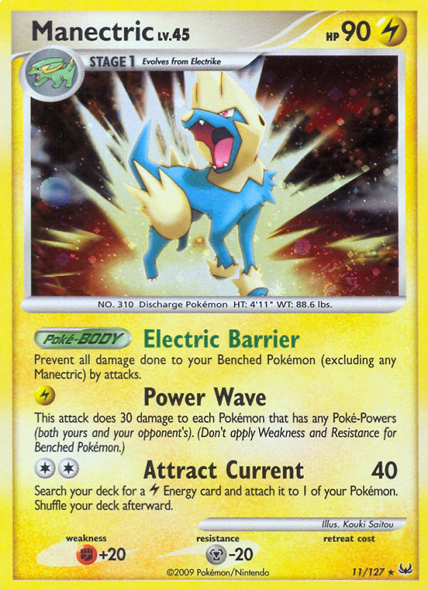 Manectric (11/127) [Platinum: Base Set] | Exor Games New Glasgow