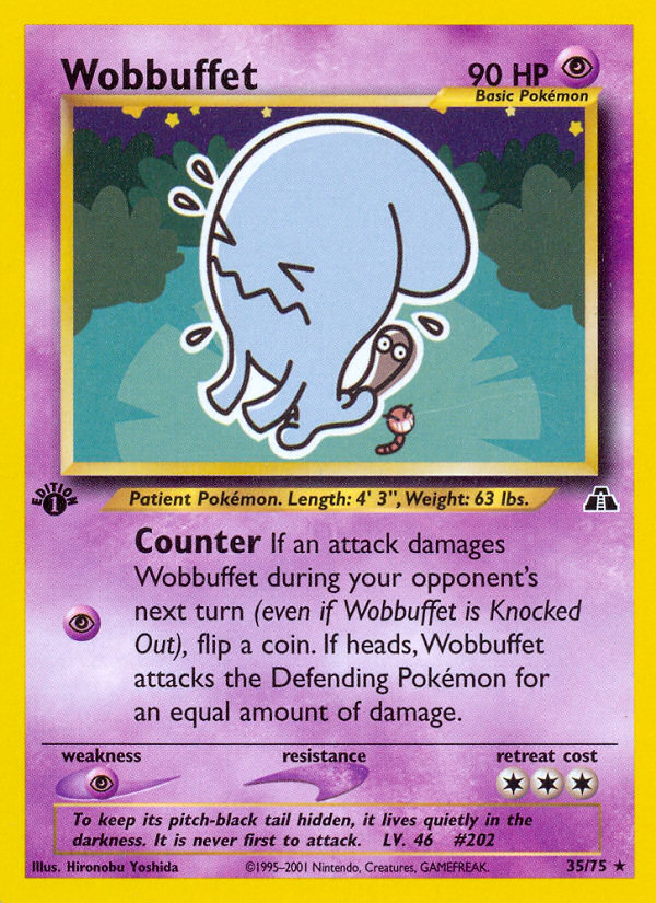 Wobbuffet (35/75) [Neo Discovery 1st Edition] | Exor Games New Glasgow