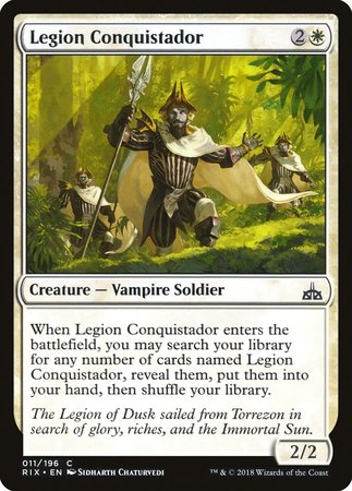 Legion Conquistador [Rivals of Ixalan] | Exor Games New Glasgow