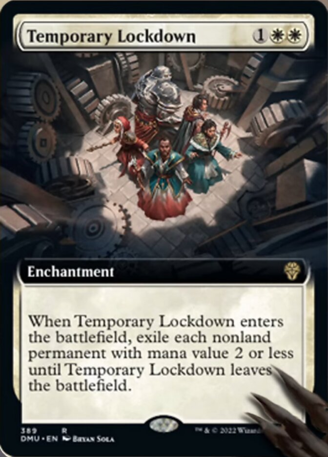 Temporary Lockdown (Extended Art) [Dominaria United] | Exor Games New Glasgow