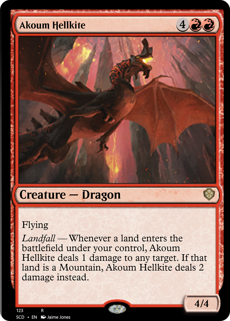 Akoum Hellkite [Starter Commander Decks] | Exor Games New Glasgow