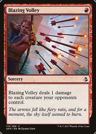 Blazing Volley [Amonkhet] | Exor Games New Glasgow