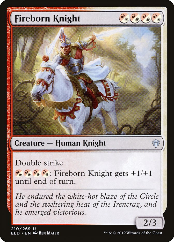 Fireborn Knight [Throne of Eldraine] | Exor Games New Glasgow