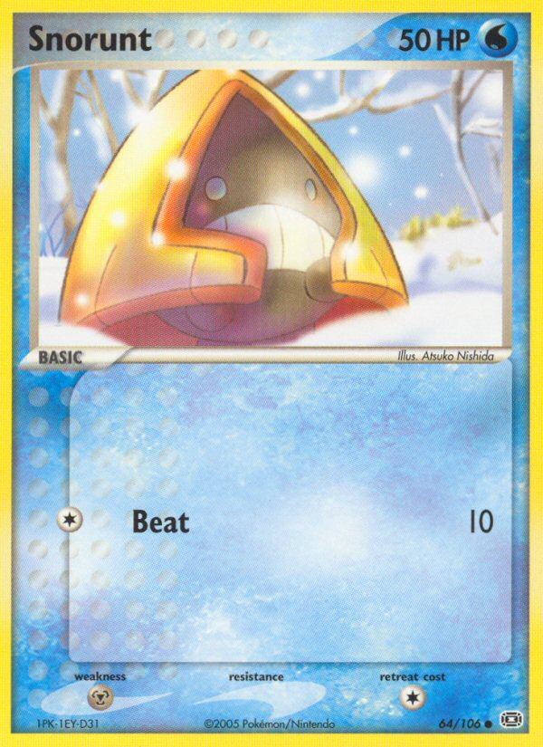 Snorunt (64/106) [EX: Emerald] | Exor Games New Glasgow