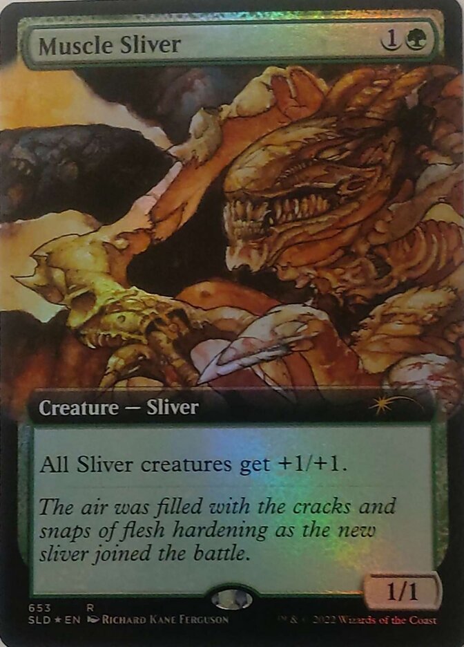 Muscle Sliver (Extended Art) [Secret Lair Drop Promos] | Exor Games New Glasgow