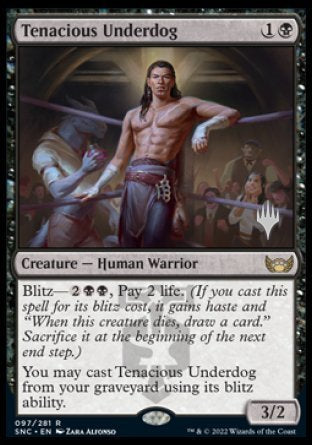 Tenacious Underdog (Promo Pack) [Streets of New Capenna Promos] | Exor Games New Glasgow