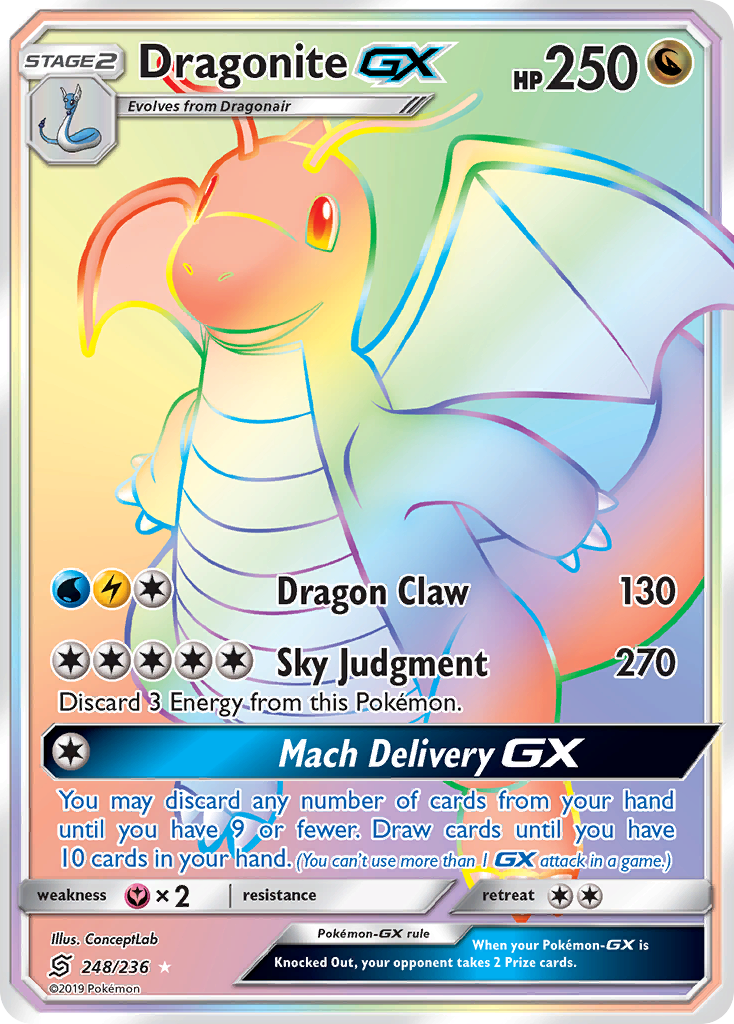 Dragonite GX (248/236) [Sun & Moon: Unified Minds] | Exor Games New Glasgow