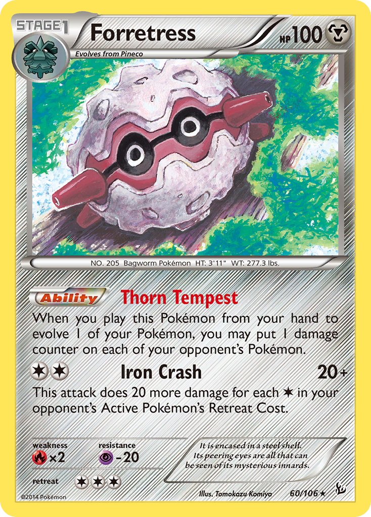 Forretress (60/106) [XY: Flashfire] | Exor Games New Glasgow