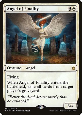 Angel of Finality [Commander Anthology] | Exor Games New Glasgow