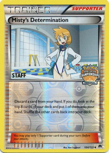 Misty's Determination (104/122) (Regional Championship Promo Staff) [XY: BREAKpoint] | Exor Games New Glasgow