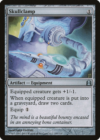 Skullclamp [Commander 2011] | Exor Games New Glasgow