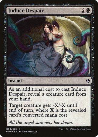 Induce Despair [Duel Decks: Zendikar vs. Eldrazi] | Exor Games New Glasgow