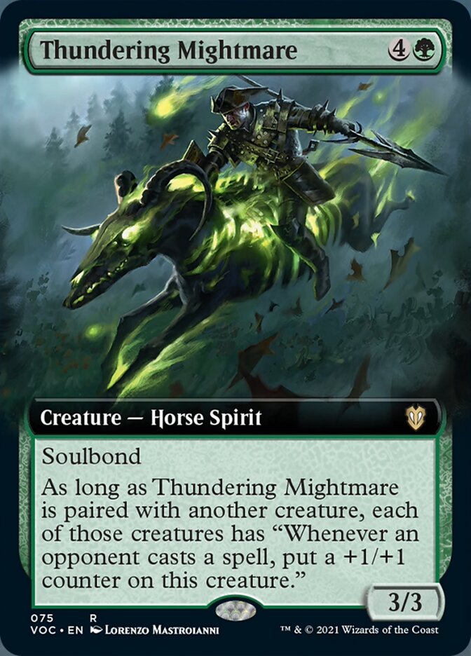 Thundering Mightmare (Extended) [Innistrad: Crimson Vow Commander] | Exor Games New Glasgow