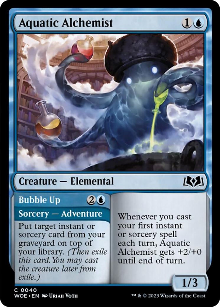 Aquatic Alchemist // Bubble Up [Wilds of Eldraine] | Exor Games New Glasgow