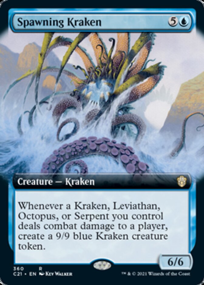 Spawning Kraken (Extended) [Commander 2021] | Exor Games New Glasgow