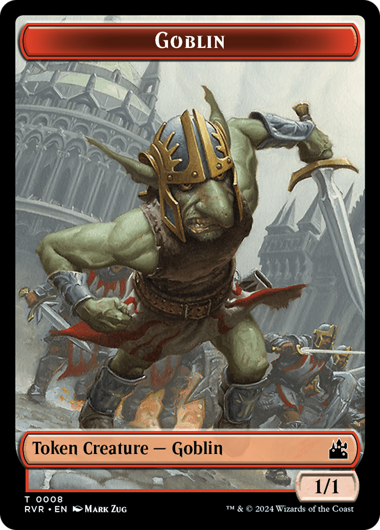 Goblin (0008) // Voja Double-Sided Token [Ravnica Remastered Tokens] | Exor Games New Glasgow