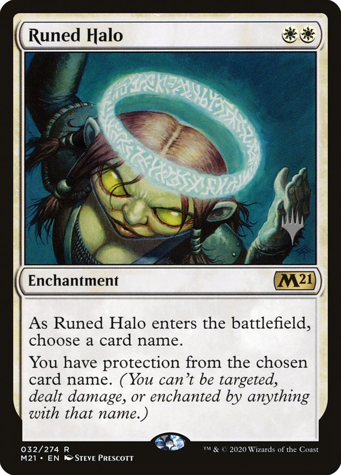 Runed Halo (Promo Pack) [Core Set 2021 Promos] | Exor Games New Glasgow