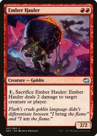 Ember Hauler [Duel Decks: Merfolk vs. Goblins] | Exor Games New Glasgow