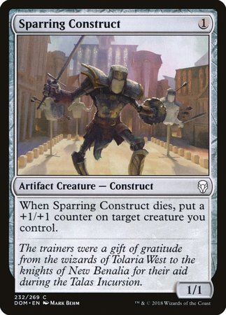 Sparring Construct [Dominaria] | Exor Games New Glasgow