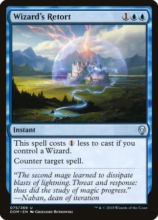 Wizard's Retort [Dominaria] | Exor Games New Glasgow