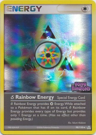 Rainbow Energy (98/110) (Delta Species) (Stamped) [EX: Holon Phantoms] | Exor Games New Glasgow