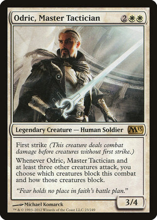 Odric, Master Tactician [Magic 2013] | Exor Games New Glasgow