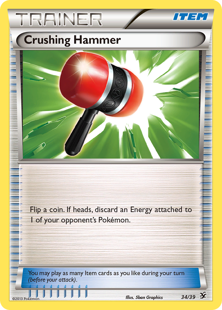 Crushing Hammer (34/39) [XY: Kalos Starter Set] | Exor Games New Glasgow