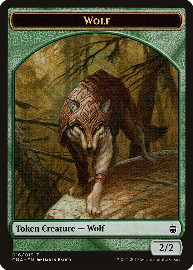 Wolf (016/019) [Commander Anthology Tokens] | Exor Games New Glasgow