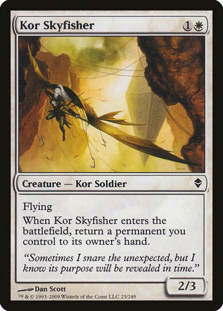 Kor Skyfisher [Zendikar] | Exor Games New Glasgow