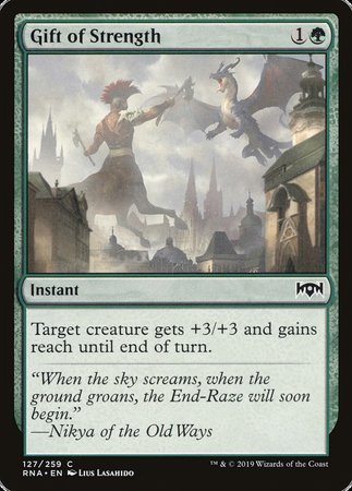 Gift of Strength [Ravnica Allegiance] | Exor Games New Glasgow