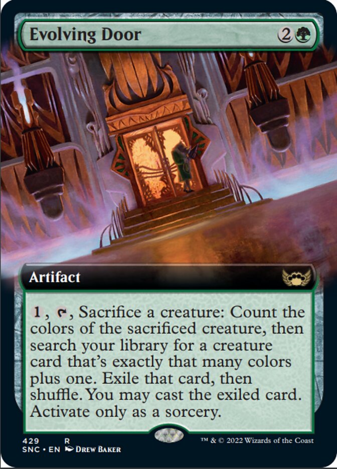 Evolving Door (Extended Art) [Streets of New Capenna] | Exor Games New Glasgow