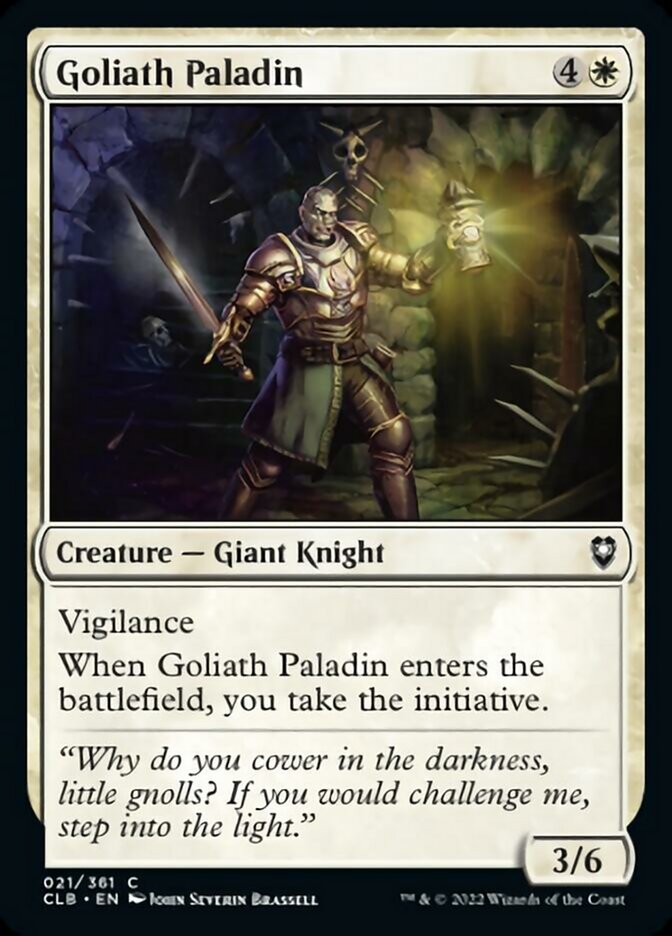 Goliath Paladin [Commander Legends: Battle for Baldur's Gate] | Exor Games New Glasgow