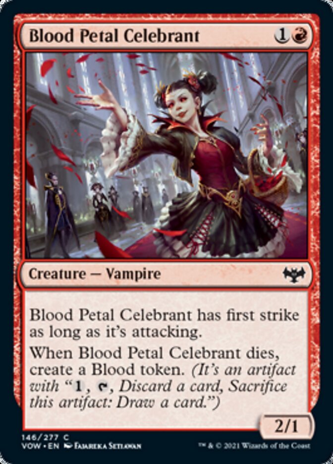 Blood Petal Celebrant [Innistrad: Crimson Vow] | Exor Games New Glasgow