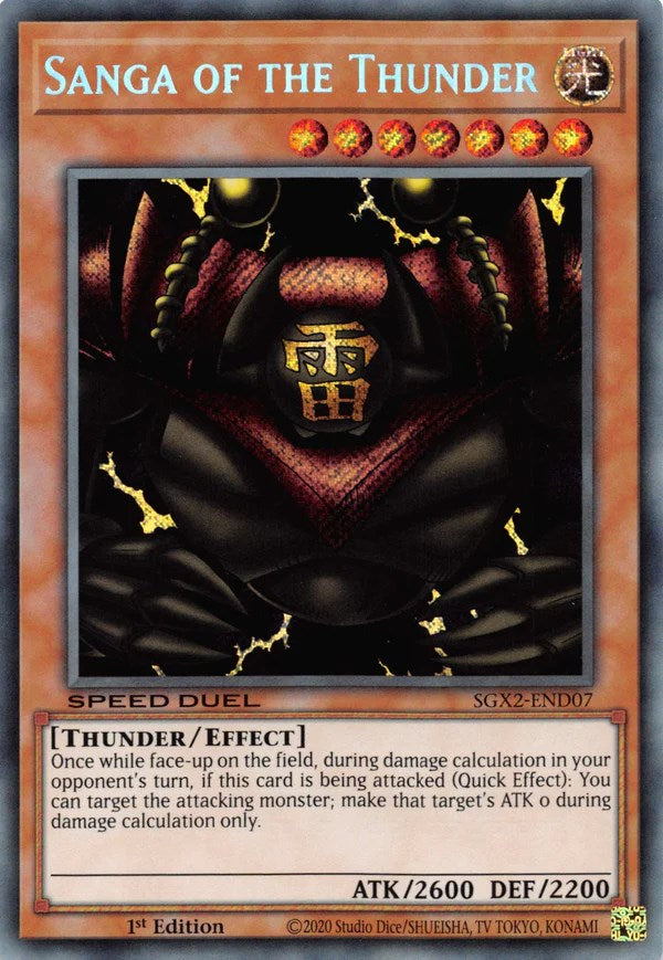 Sanga of the Thunder [SGX2-END07] Secret Rare | Exor Games New Glasgow