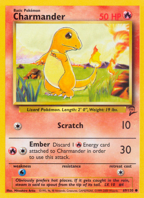 Charmander (69/130) [Base Set 2] | Exor Games New Glasgow