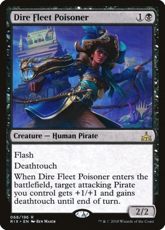 Dire Fleet Poisoner [Rivals of Ixalan Promos] | Exor Games New Glasgow