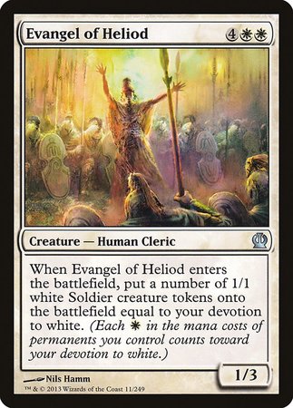 Evangel of Heliod [Theros] | Exor Games New Glasgow