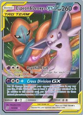 Espeon & Deoxys GX (72/236) (Perfection - Henry Brand) [World Championships 2019] | Exor Games New Glasgow