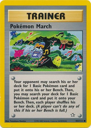 Pokemon March (102/111) [Neo Genesis Unlimited] | Exor Games New Glasgow