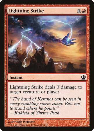 Lightning Strike [Theros] | Exor Games New Glasgow