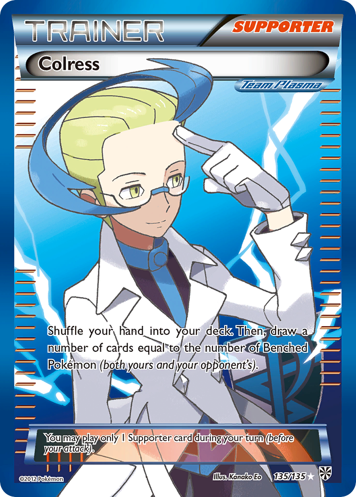 Colress (135/135) [Black & White: Plasma Storm] | Exor Games New Glasgow