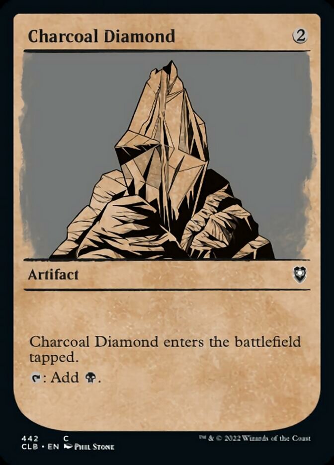 Charcoal Diamond (Showcase) [Commander Legends: Battle for Baldur's Gate] | Exor Games New Glasgow