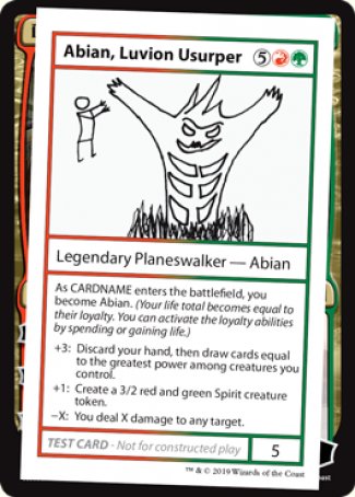Abian, Luvion Usurper (2021 Edition) [Mystery Booster Playtest Cards] | Exor Games New Glasgow