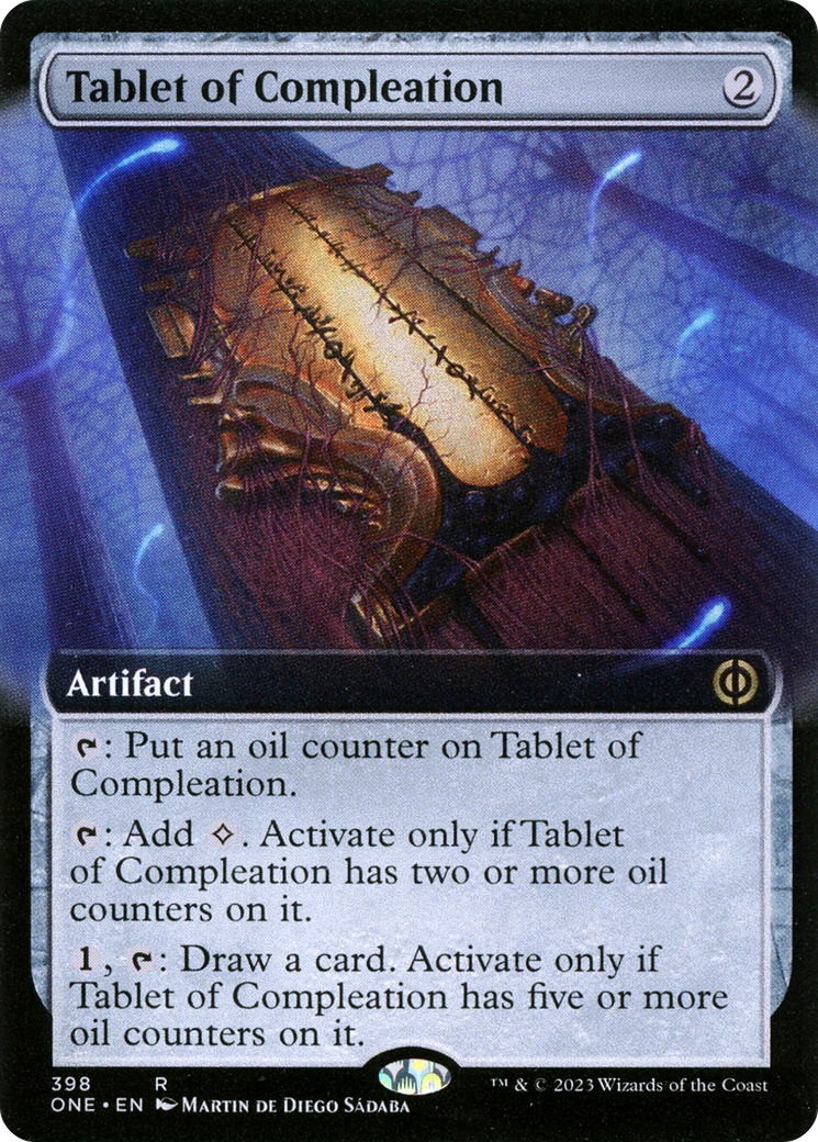 Tablet of Compleation (Extended Art) [Phyrexia: All Will Be One] | Exor Games New Glasgow