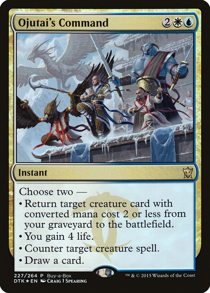 Ojutai's Command (Buy-A-Box) [Dragons of Tarkir Promos] | Exor Games New Glasgow