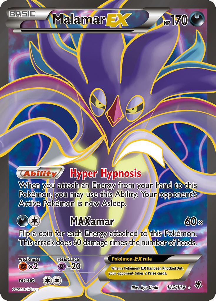 Malamar EX (115/119) [XY: Phantom Forces] | Exor Games New Glasgow